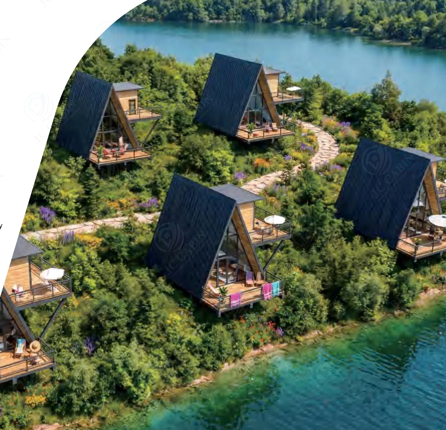 JC CABIN modular hospitality cluster